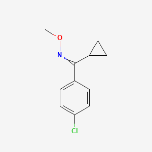 (4-chlorophenyl)(cyclopropyl)methanone O-methyl oxime