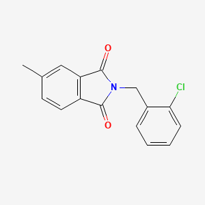 2-[(2-Chlorophenyl)methyl]-5-methylisoindole-1,3-dione