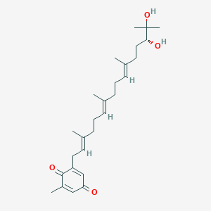 molecular formula C27H40O4 B1246787 Plastoquinone 2 