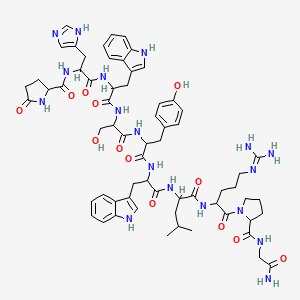 molecular formula C64H82N18O13 B12467897 (D-Ser4)-triptorelin 