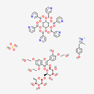 molecular formula C85H89N7O36S B1246794 Venosan CAS No. 78920-51-1