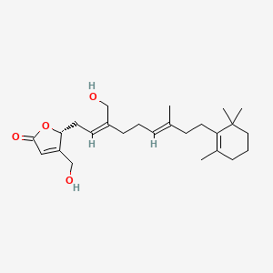 molecular formula C25H38O4 B1246795 (6Z)-neomanoalide 