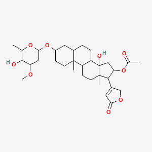 molecular formula C32H48O9 B12468008 Beauwalloside CAS No. 31087-94-2