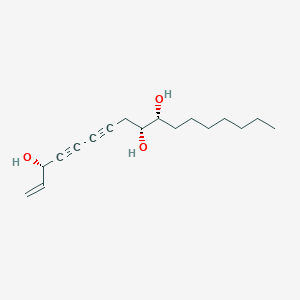 molecular formula C17H26O3 B1246802 (3S,9R,10R)-Panaxytriol 