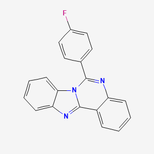 6-(4-Fluorophenyl)benzimidazo[1,2-c]quinazoline