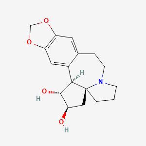 molecular formula C17H21NO4 B1246811 Cephalezomine H 