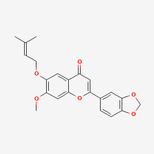 molecular formula C22H20O6 B1246812 Millettocalyxin B 