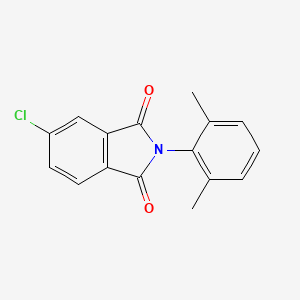 molecular formula C16H12ClNO2 B12468131 4-Chloro-N-(2,6-dimethylphenyl)phthalimide 