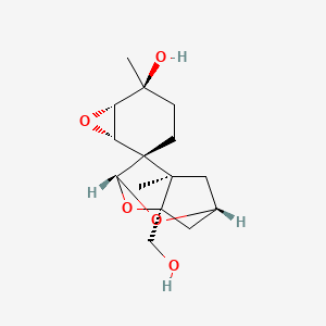 molecular formula C15H22O5 B1246817 Spirotenuipesine B 
