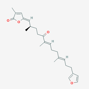molecular formula C25H32O4 B1246821 Psammocinin A1 