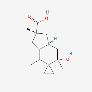 molecular formula C15H22O3 B1246828 Paneolilludinic acid 