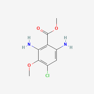 Methyl 2,6-diamino-4-chloro-3-methoxybenzoate