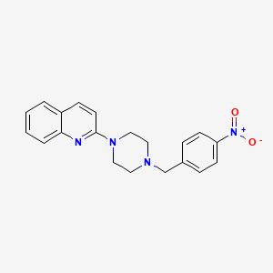 2-[4-(4-Nitrobenzyl)piperazin-1-yl]quinoline