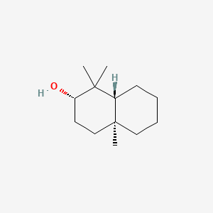 molecular formula C13H24O B1246839 2-Naphthalenol, decahydro-1,1,4a-trimethyl-, (2S,4aS,8aR)- CAS No. 58193-61-6
