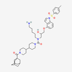 molecular formula C45H63N5O6S B1246842 Rentinolol 