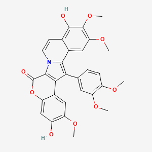molecular formula C30H25NO9 B1246843 Lamellarin epsilon 