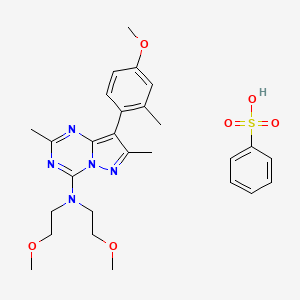 molecular formula C27H35N5O6S B1246844 Bms561388;bms 561388 CAS No. 383368-51-2