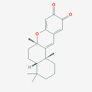 molecular formula C21H26O3 B1246847 8-Epipuupehedione 