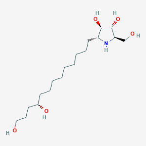molecular formula C18H37NO5 B1246857 Broussonetine M 