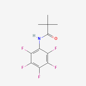 2,2-dimethyl-N-(2,3,4,5,6-pentafluorophenyl)propanamide