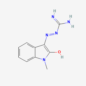 N-{[(3Z)-1-Methyl-2-oxoindol-3-ylidene]amino}guanidine