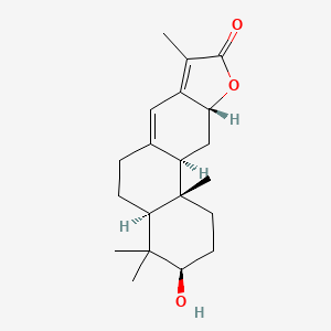 molecular formula C20H28O3 B1246863 Helioscopinolide A 