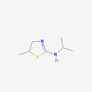 molecular formula C7H14N2S B12468683 5-methyl-N-(propan-2-yl)-4,5-dihydro-1,3-thiazol-2-amine 