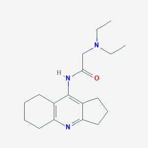 molecular formula C18H27N3O B12468707 N-{1H,2H,3H,5H,6H,7H,8H-cyclopenta[b]quinolin-9-yl}-2-(diethylamino)acetamide 