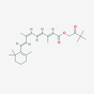 (3,3-dimethyl-2-oxobutyl) (2E,4E,6Z,8E)-3,7-dimethyl-9-(2,6,6-trimethylcyclohexen-1-yl)nona-2,4,6,8-tetraenoate