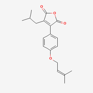 molecular formula C19H22O4 B1246876 Antrodin A CAS No. 656830-24-9