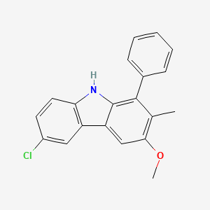 molecular formula C20H16ClNO B1246883 Chlorohyellazole 