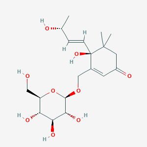 molecular formula C19H30O9 B1246886 Apocynoside II 