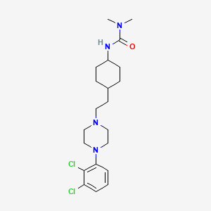 molecular formula C21H32Cl2N4O B1246890 Cariprazine CAS No. 839712-12-8