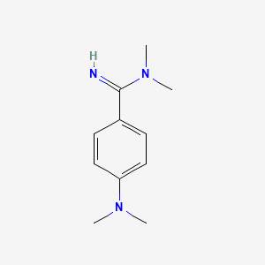 4-(dimethylamino)-N,N-dimethylbenzenecarboximidamide