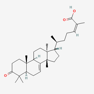 (Z,6S)-2-methyl-6-[(5R,9R,10R,13S,14S,17S)-4,4,10,13,14-pentamethyl-3-oxo-1,2,5,6,9,11,12,15,16,17-decahydrocyclopenta[a]phenanthren-17-yl]hept-2-enoic acid