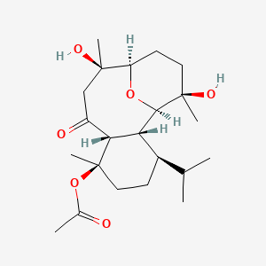 molecular formula C22H36O6 B1246906 Australin A 