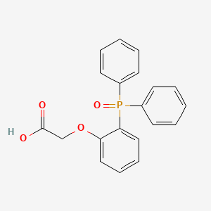 molecular formula C20H17O4P B12469177 [2-(Diphenylphosphoryl)phenoxy]acetic acid 