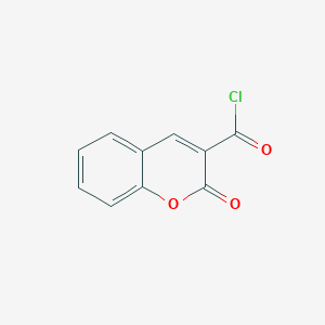 molecular formula C10H5ClO3 B1246918 Coumarin-3-carboxylic acid chloride CAS No. 3757-06-0