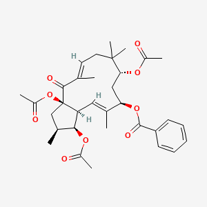 molecular formula C33H42O9 B1246920 Pubescene A 