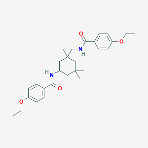 4-ethoxy-N-[3-({[(4-ethoxyphenyl)carbonyl]amino}methyl)-3,5,5-trimethylcyclohexyl]benzamide