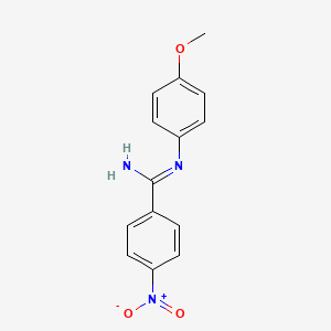 N-(4-methoxyphenyl)-4-nitrobenzenecarboximidamide