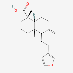 molecular formula C20H28O3 B1246924 Lambertiainc Acid 