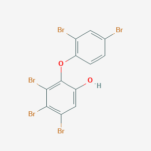molecular formula C12H5Br5O2 B1246927 3,4,5-三溴-2-(2,4-二溴苯氧基)苯酚 CAS No. 35162-01-7