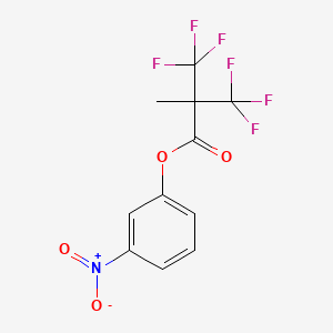 3-Nitrophenyl 3,3,3-trifluoro-2-methyl-2-(trifluoromethyl)propanoate