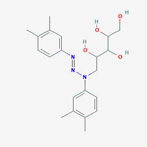 1-[(2E)-1,3-bis(3,4-dimethylphenyl)triaz-2-en-1-yl]-1-deoxypentitol