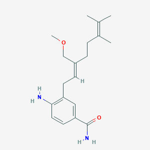 molecular formula C19H28N2O2 B1246940 Benzastatin A 