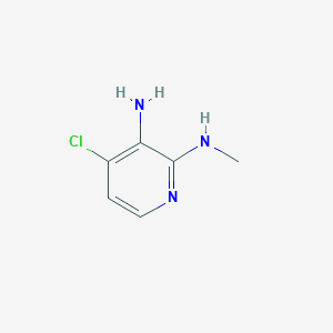 molecular formula C6H8ClN3 B12469450 4-Chloro-N2-methylpyridine-2,3-diamine 