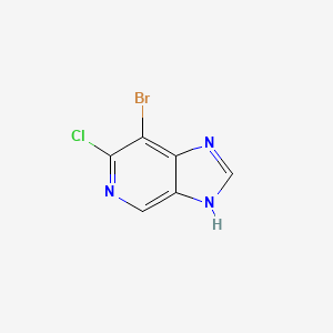 molecular formula C6H3BrClN3 B12469493 7-Bromo-6-chloro-3H-imidazo[4,5-C]pyridine 