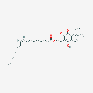 molecular formula C37H54O5 B1246955 Oleoyl neocryptotanshinone 