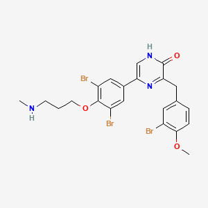 molecular formula C22H22Br3N3O3 B1246964 Maedamine B 